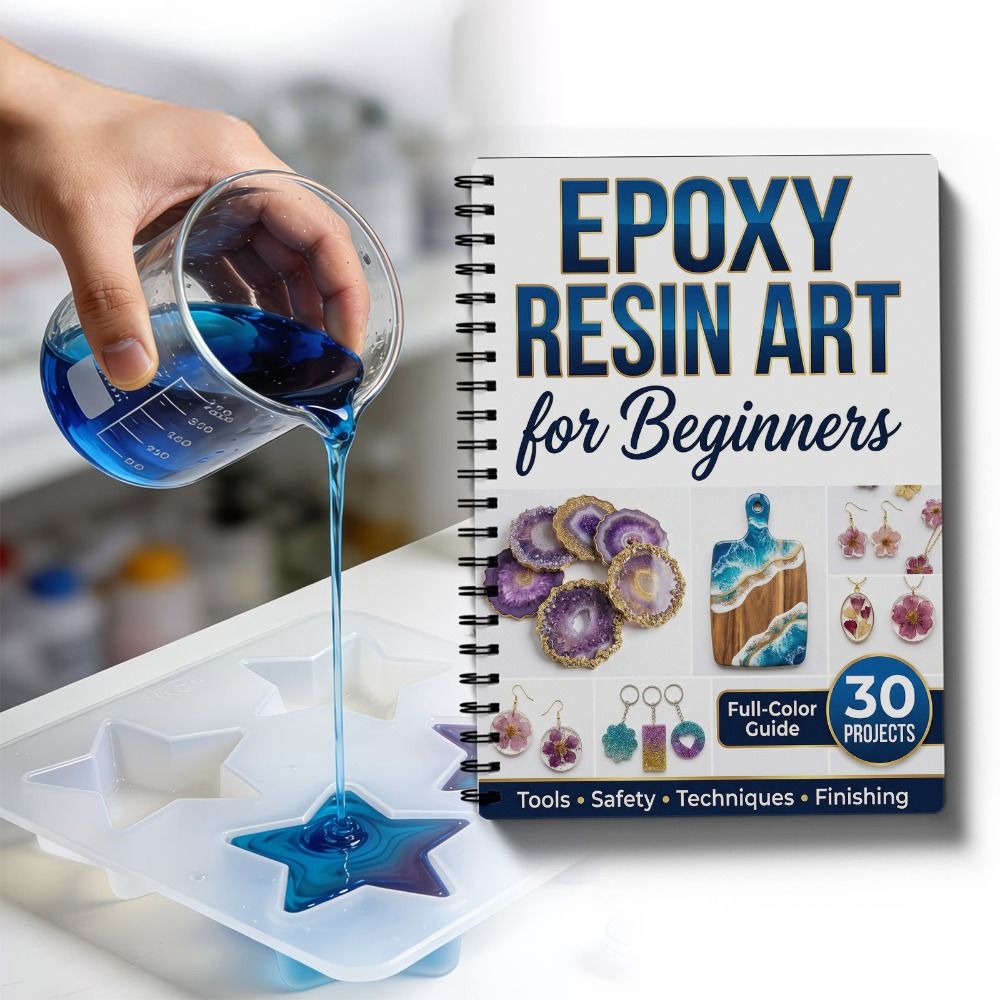 Resin Art Tutorial - Buku Panduan Seni Resin Epoksi Langkah-Langkah: