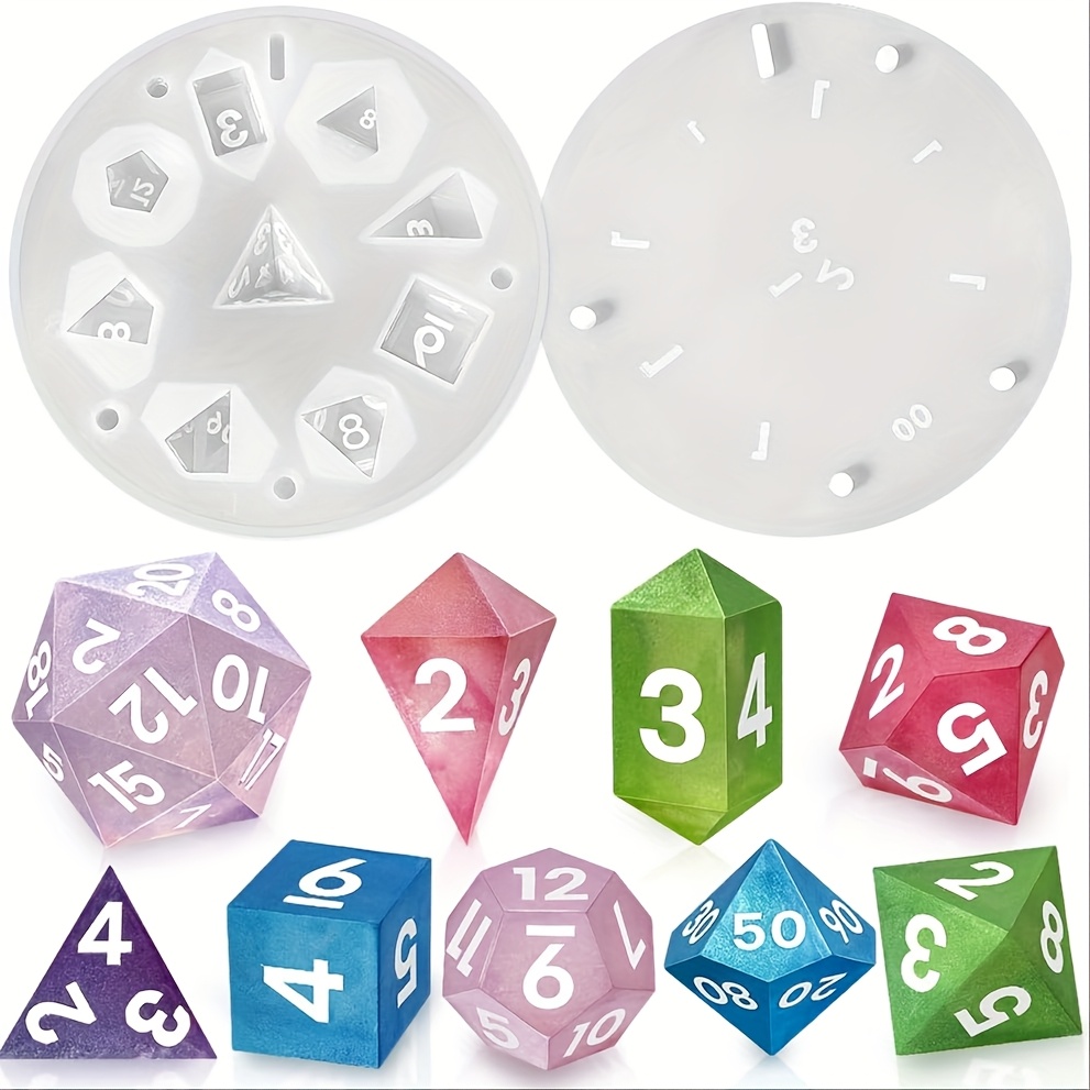 Resin Art Table - 1 set cetakan resin silikon, cetakan