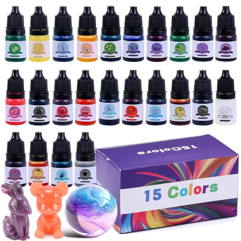 Uv Resin Clear Hard - Pigmen Warna Resin Epoksi 24 Warna