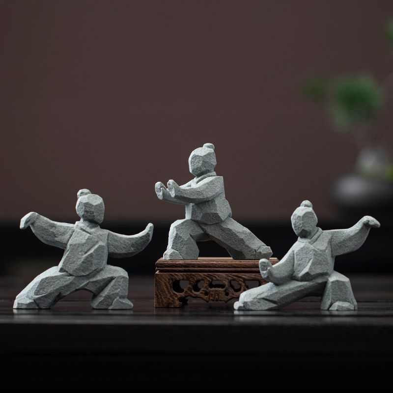 Resin Art Table - Ornamen Kreatif Karakter Seni Bela Diri