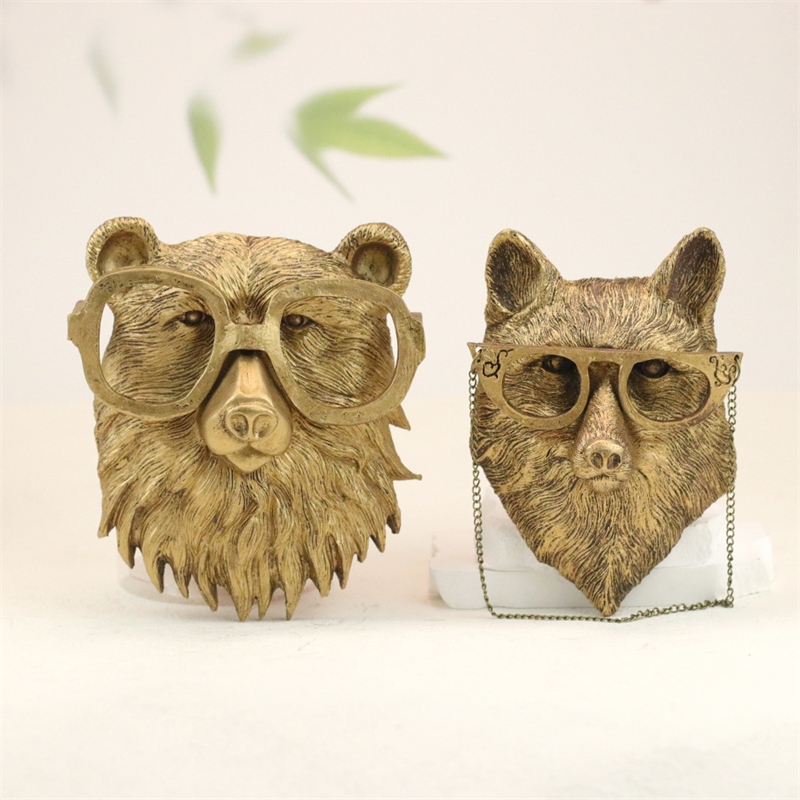 Resin Art Gift For Anniversary - Hiasan Dinding Hewan Resin Tembaga Vintage,