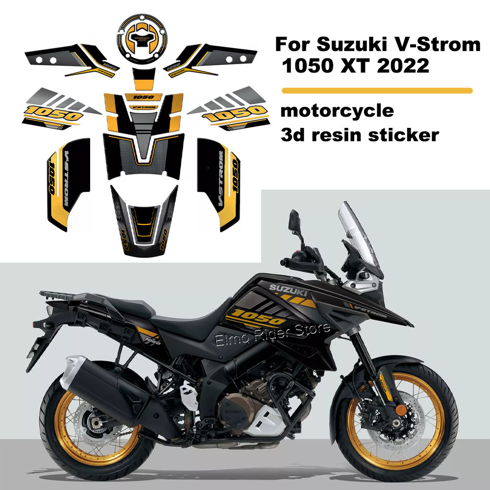 Resin Art Sticker - Untuk Suzuki v-strom 1050 XT 2022