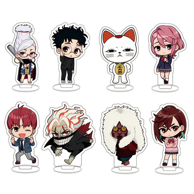 Resin Art Things - Anime Dandadan Model Stand Akrilik Dekorasi