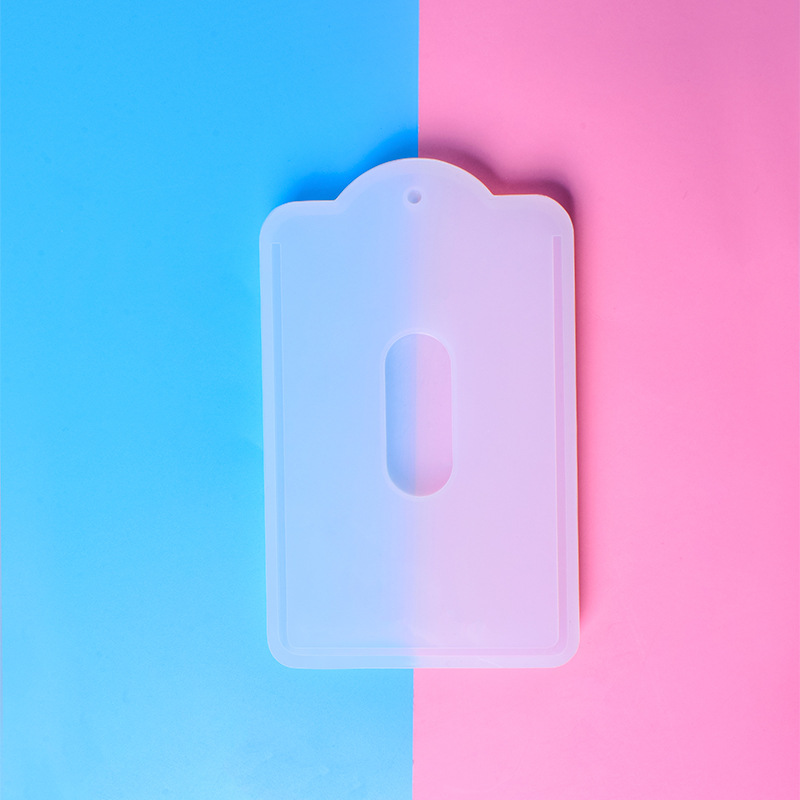 Resin Art Liquid - 1 Buah Cetakan Penutup Kartu DIY