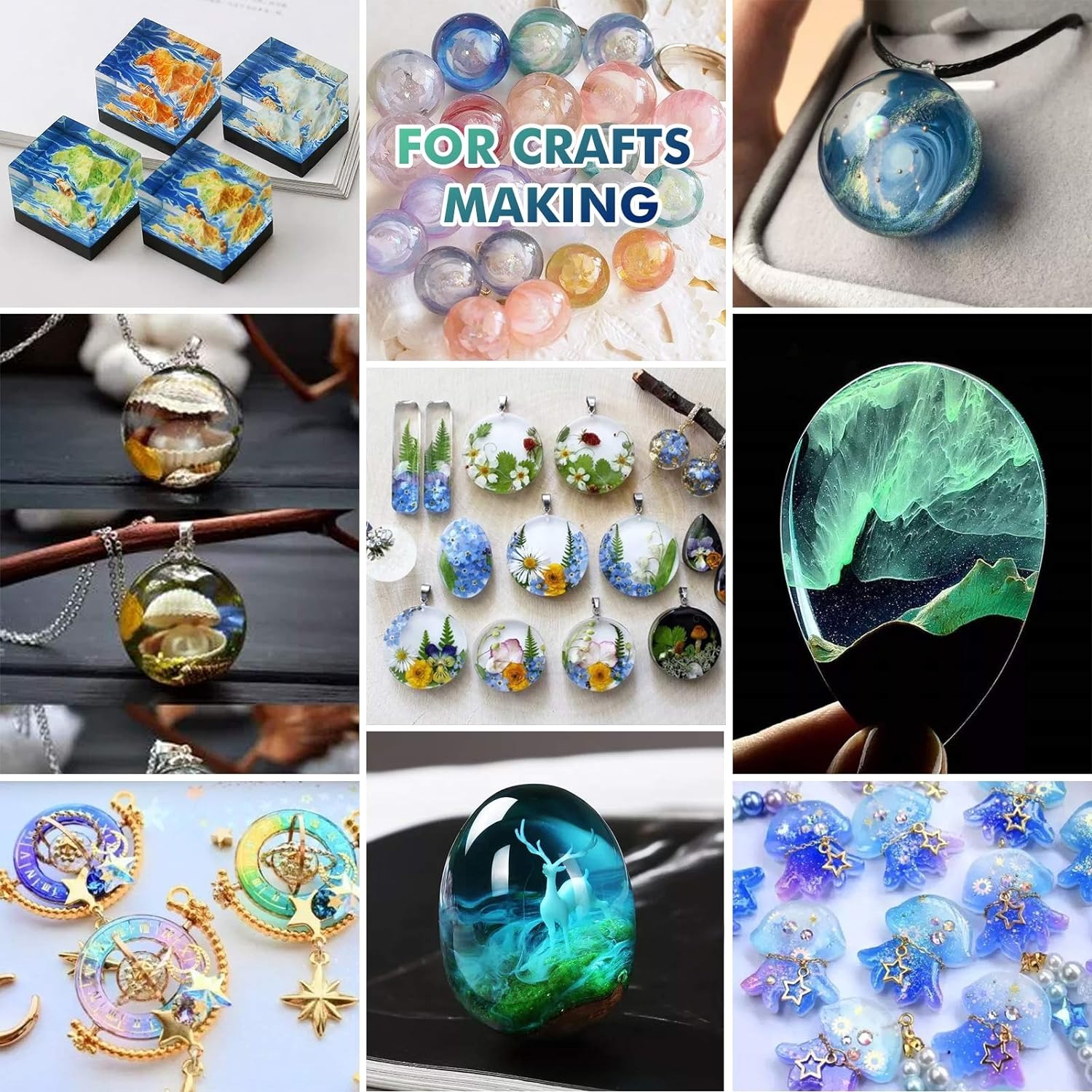 300g UV Resin jelas, keras, up - Resin Art Liquid ulasan dan harga