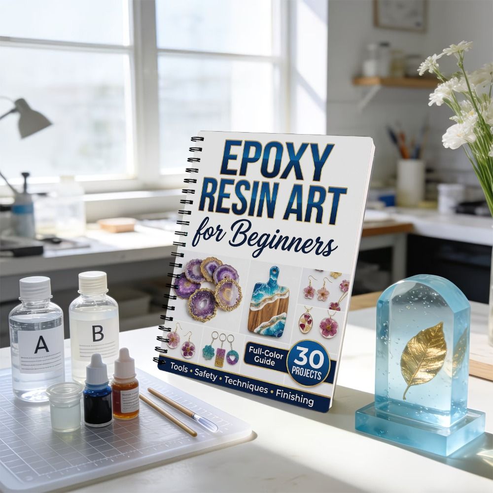 Buku Panduan Seni Resin Epoksi - Resin Art Tutorial ulasan dan harga