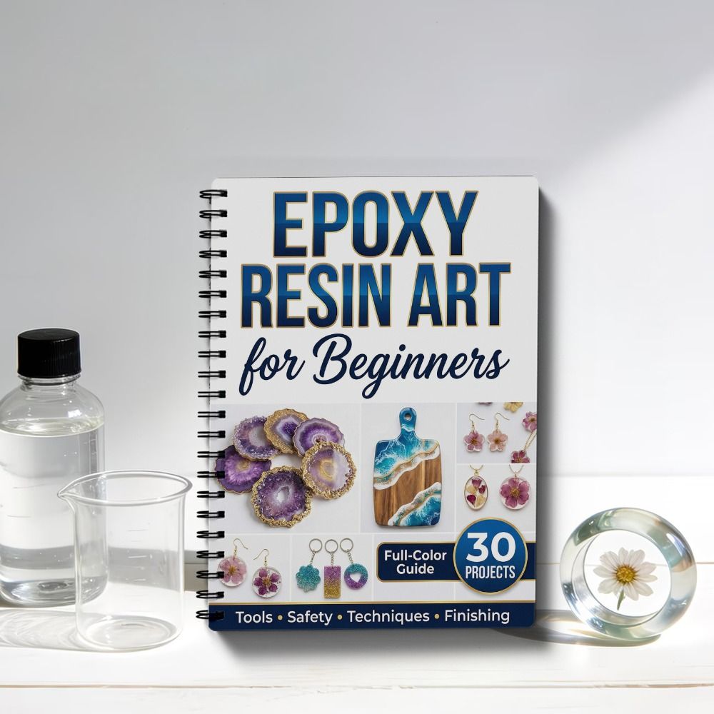 Buku Panduan Seni Resin Epoksi - Resin Art Tutorial ulasan dan harga