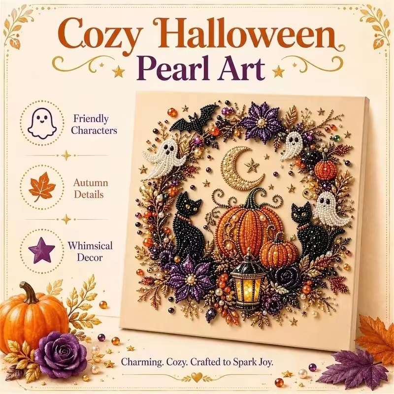 @Halloween Ghost Pearl Art Kit - Resin Art For Beginner ulasan dan harga