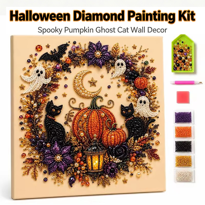 @Halloween Ghost Pearl Art Kit - Resin Art For Beginner ulasan dan harga