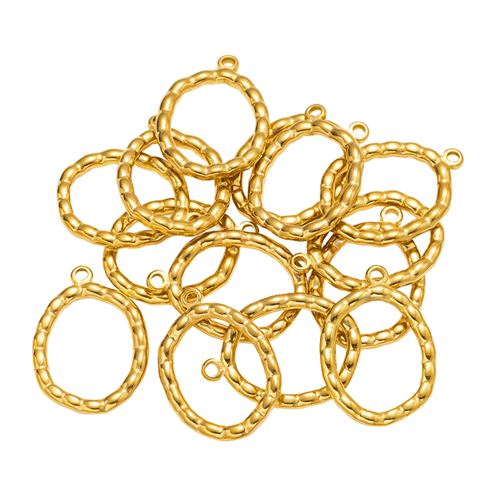 5 pcs Liontin Bingkai Berongga - Resin Art Things ulasan dan harga