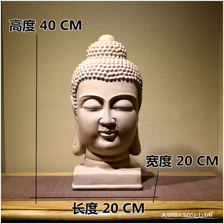 40CM BESAR - Patung Buddha Gro - Resin Art India ulasan dan harga