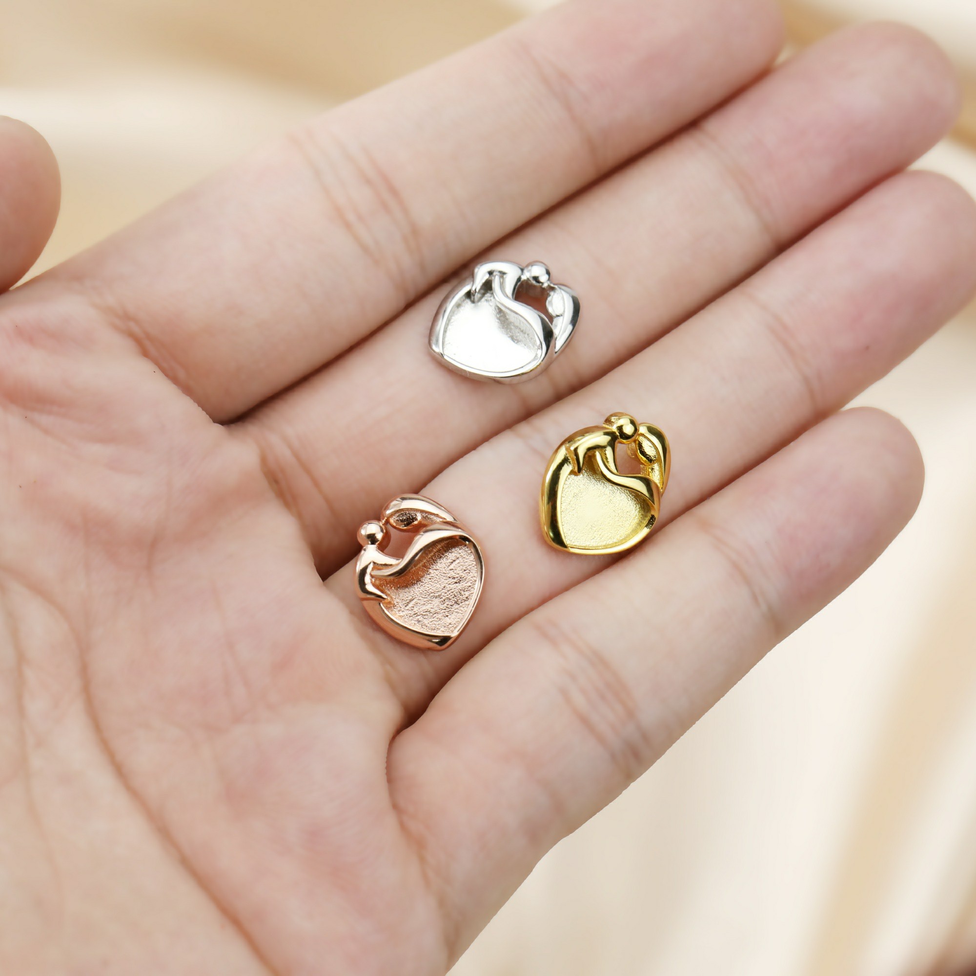 Liontin Perak Sterling 925 Ber - Bezels Pendant Resin ulasan dan harga