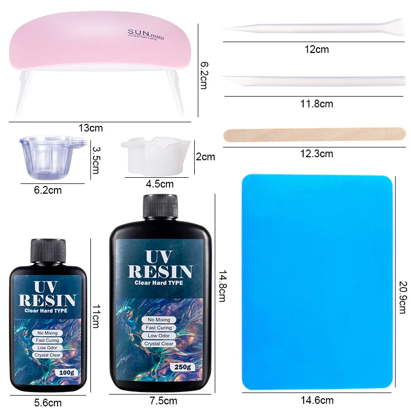 Kit Lem Resin UV Keras Lem UV  - Uv Resin Clear Hard ulasan dan harga