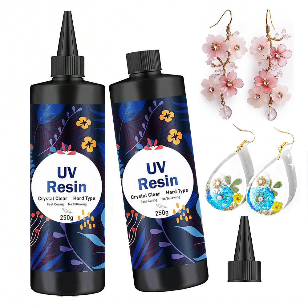 250g/500g Resin UV Transparan, - Uv Resin Clear Hard ulasan dan harga