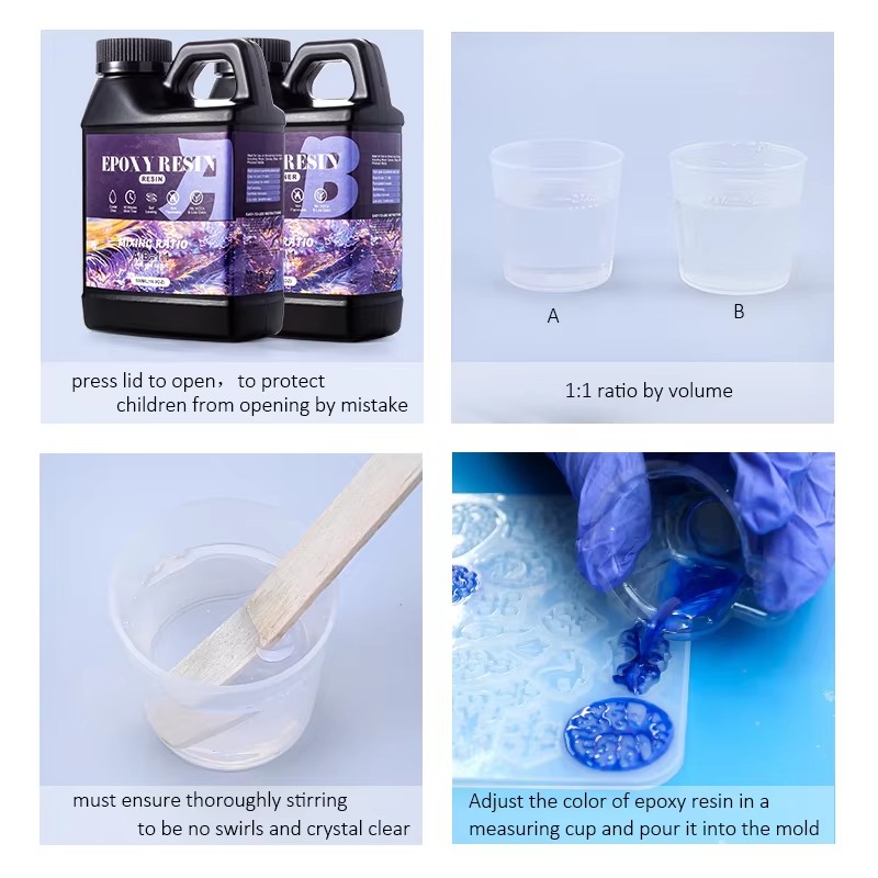 Campuran Mudah 1:1 Kit Resin E - Resin Art Liquid ulasan dan harga