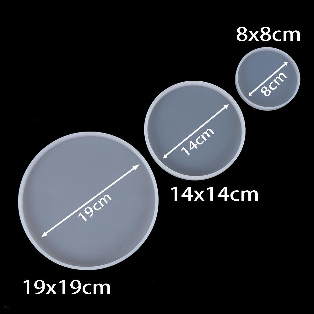 Cetakan Resin Epoksi Bulat unt - Resin Art Coasters ulasan dan harga