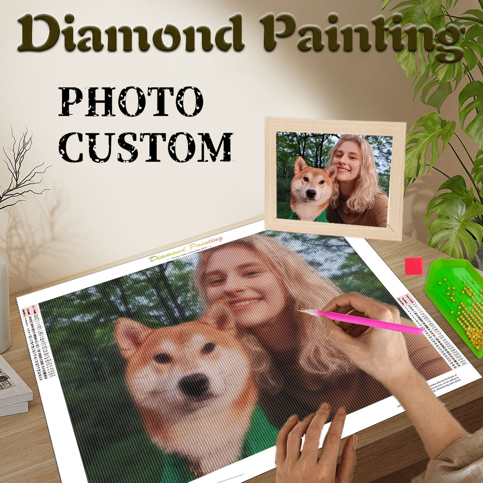 Lukisan Berlian PhotoCustom, C - Resin Art Wedding Gift ulasan dan harga