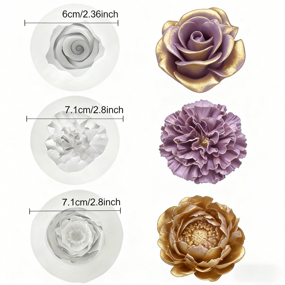 Cetakan Silikon 3 Bagian untuk - Resin Art Wedding Gift ulasan dan harga