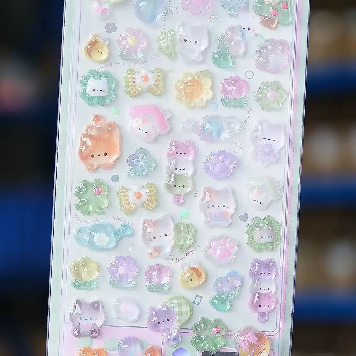 =-=2027Stiker Resin Jelly 3D K - Resin Art Sticker ulasan dan harga