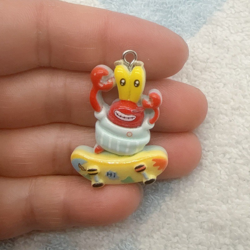 10 buah liontin resin kartun,  - Resin Art Earrings ulasan dan harga
