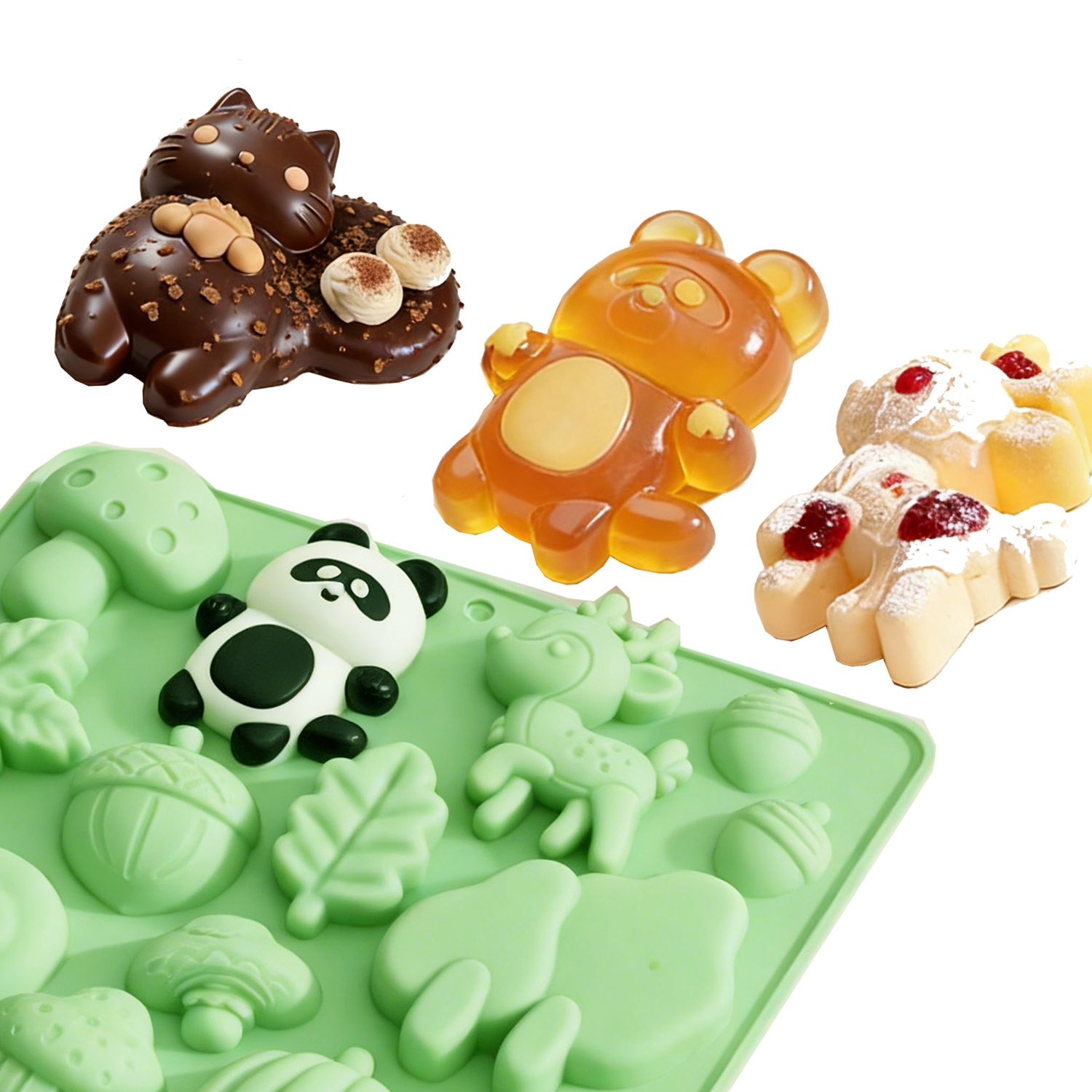 1 Cetakan Kue Silikon Berbentu - Resin Art Things ulasan dan harga