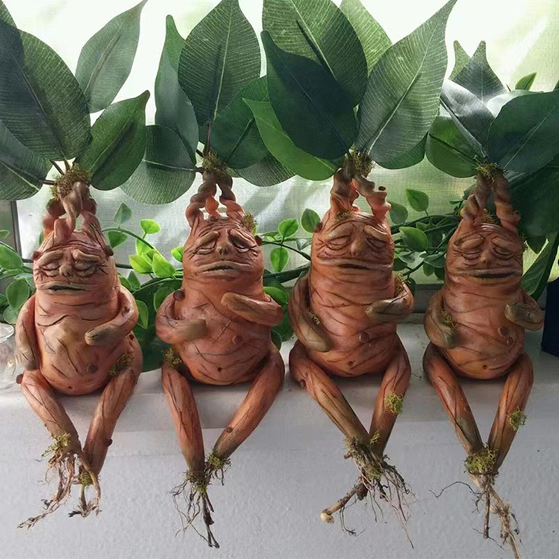 1 Buah Patung Resin Rumput Man - Resin Art Gift For Anniversary ulasan dan harga