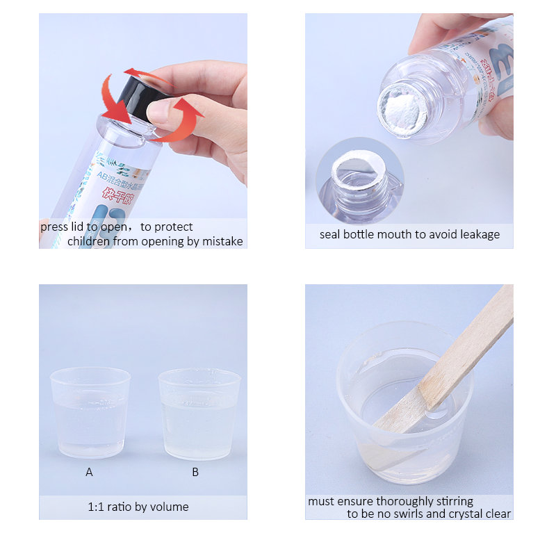 1:1 Jelas Epoksi Resin Kristal - Uv Resin Clear Hard ulasan dan harga