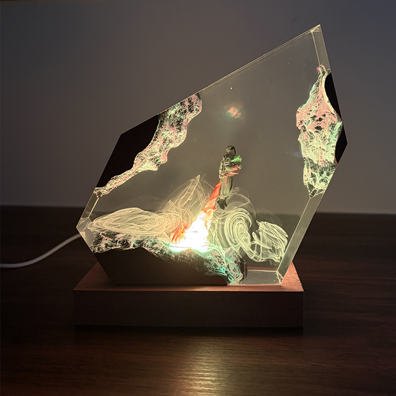 Lampu Meja Resin Figur Anime S - Resin Art Table ulasan dan harga