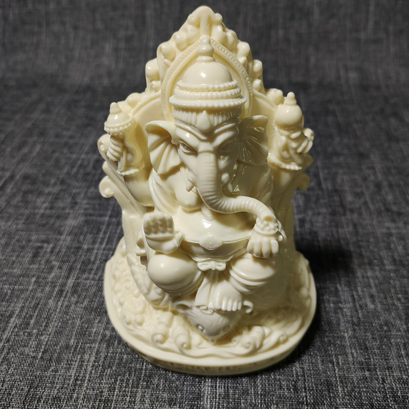 Patung Ganesha (Gajah) Hindu,  - Resin Art India ulasan dan harga