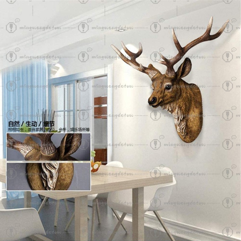 Kepala Rusa Palsu 17 inci Deko - Resin Art Handmade ulasan dan harga