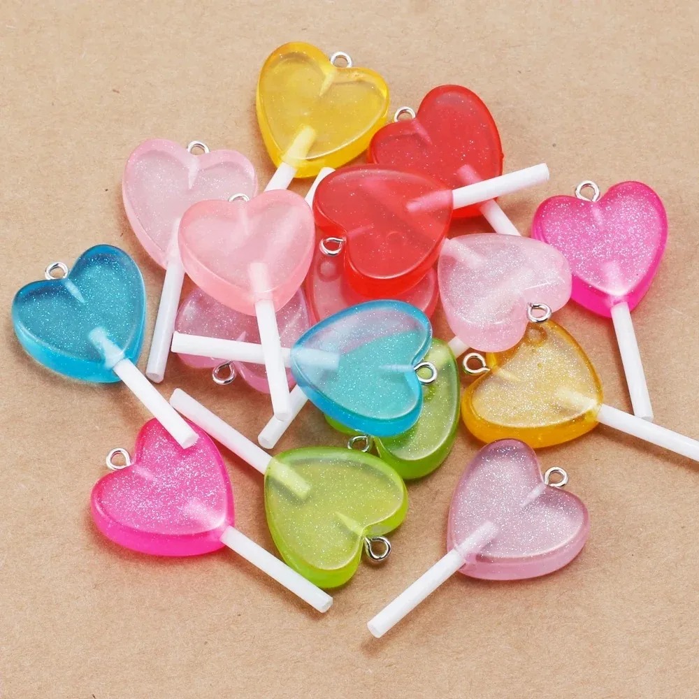 10Pcs Gantungan Resin Permen L - Resin Art Engagement ulasan dan harga