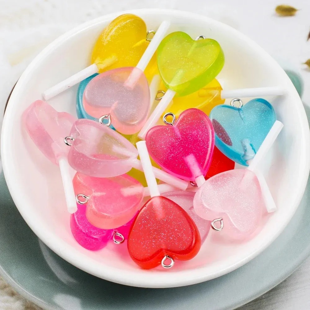 10Pcs Gantungan Resin Permen L - Resin Art Engagement ulasan dan harga
