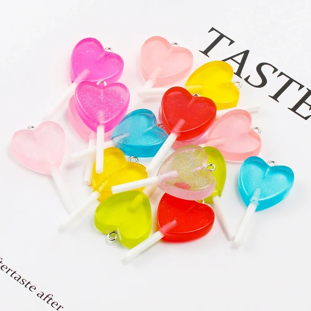 10Pcs Gantungan Resin Permen L - Resin Art Engagement ulasan dan harga