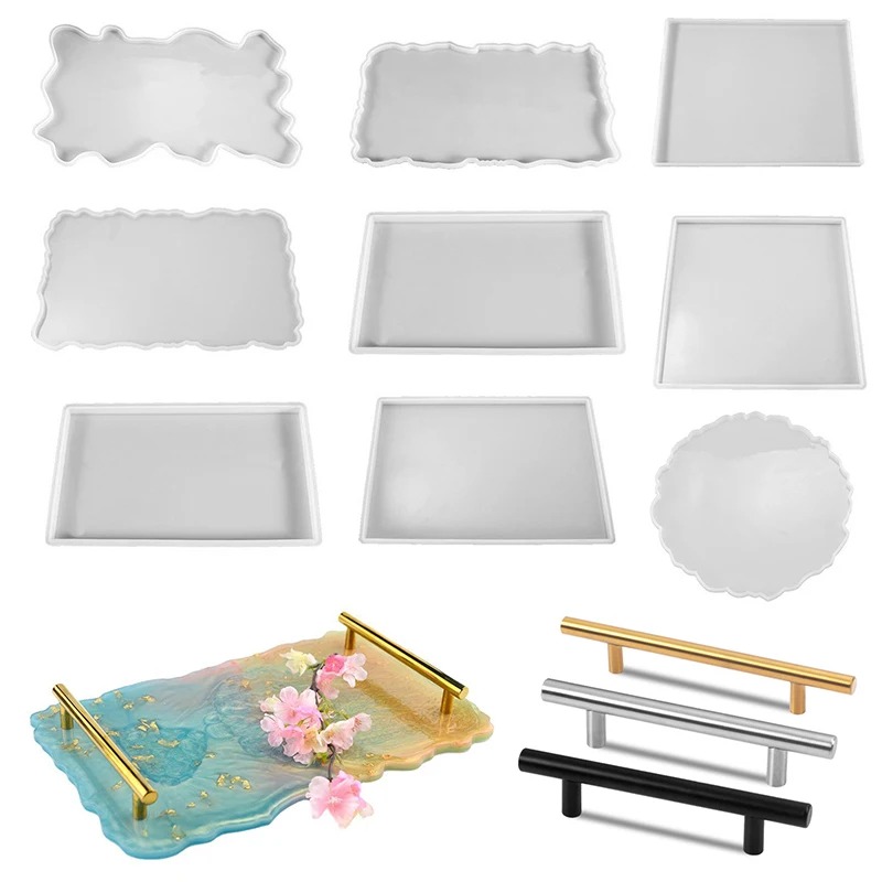 Baki Cetakan Silikon Resin Epo - Resin Art Coasters ulasan dan harga
