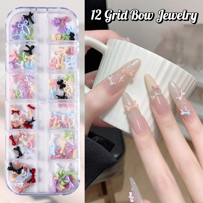 12 Hiasan Kuku Bentuk Pita Ber - Resin Art Things ulasan dan harga