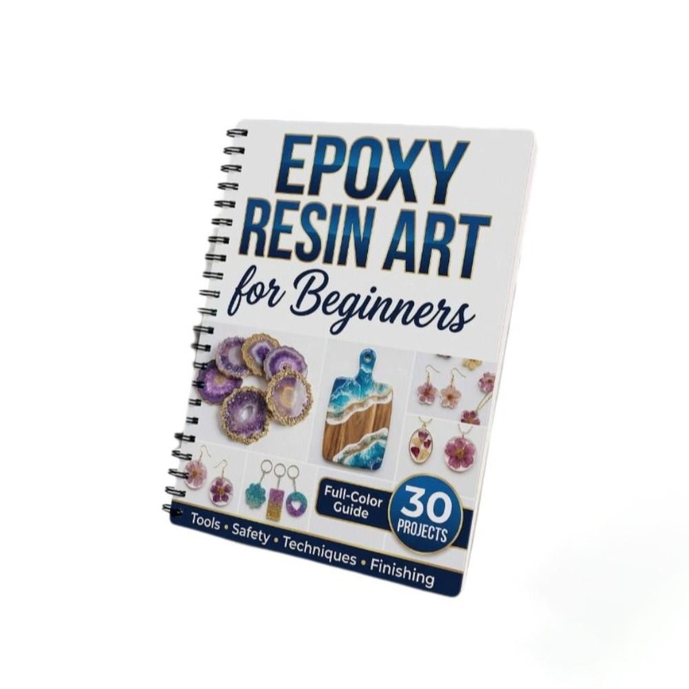 Buku Panduan Seni Resin Epoxy  - Resin Art Tutorial ulasan dan harga