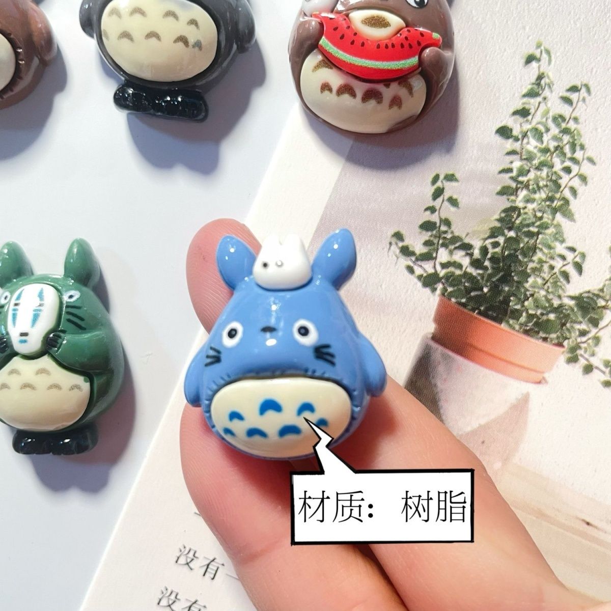 Magnet Kulkas Resin Anime Toto - Resin Art Things ulasan dan harga