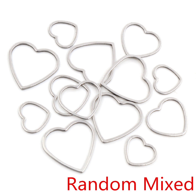 20 Buah Hati Pesona Emas Stain - Bezels Pendant Resin ulasan dan harga